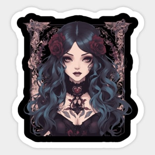 Goth Beauty Sticker